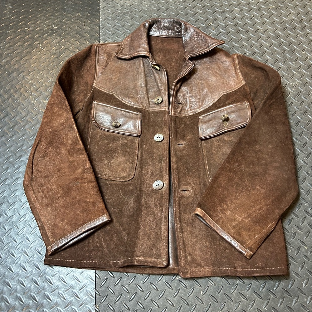 Vintage Western Leather Jacket